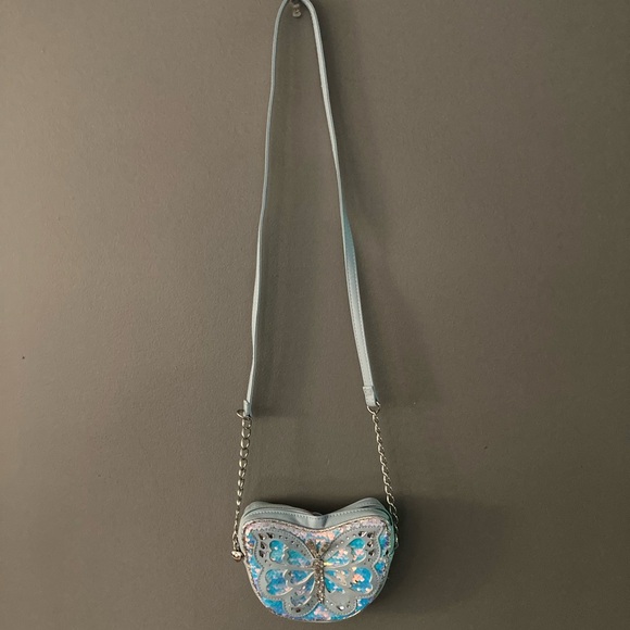 NWOT Miss Gwen OMG Sequined Butterfly Shoulder Bag - Picture 2 of 10